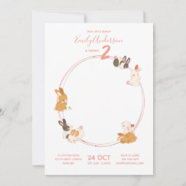 Convite para Chá de fraldas de Aniversário do Coel