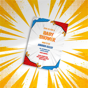 Convite para Chá de fraldas de BD minimalista