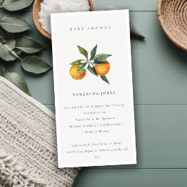 Convite para Chá de fraldas de Boho Botânico Laran