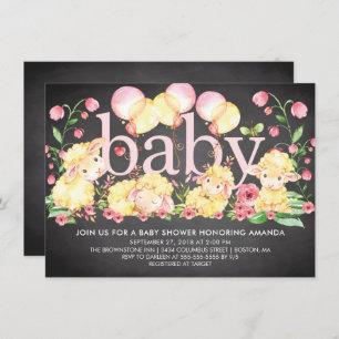 Convite para Chá de fraldas de Borracha Doce