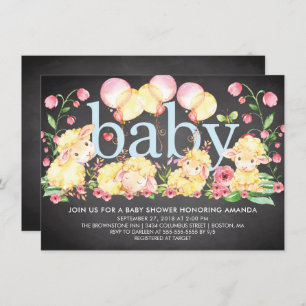 Convite para Chá de fraldas de Borracha Doce