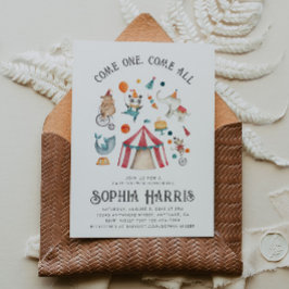 Convite para Chá de fraldas de Carnaval | Chá de c