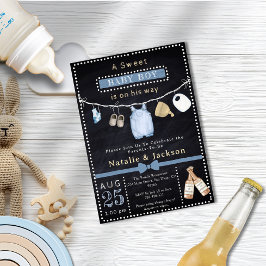 Convite para Chá de fraldas de cerveja de criança 