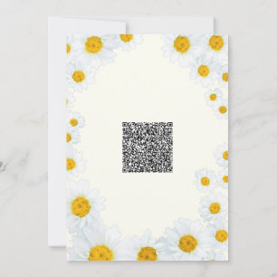 Convite para Chá de fraldas de Daisy Flowers de Có