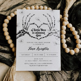 Convite para Chá de fraldas de Halloween de Amor G