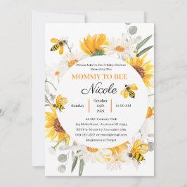 Convite Para Chá de fraldas De mamães