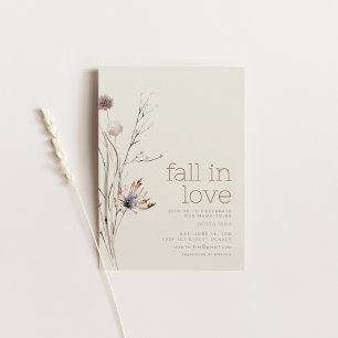 Convite para Chá de fraldas de outono