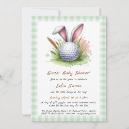 Convite para Chá de fraldas de páscoa
