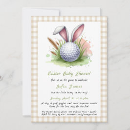 Convite para Chá de fraldas de páscoa