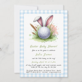 Convite para Chá de fraldas de páscoa