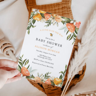 Convite para Chá de fraldas de Pequeno Cutil