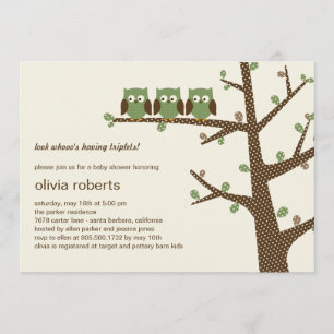 Convite para Chá de fraldas de Perpletos de Donat