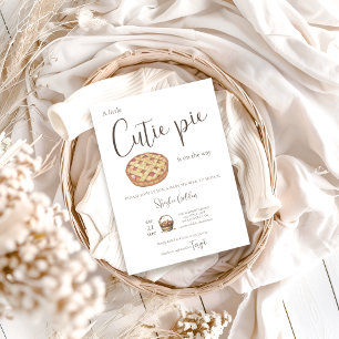 Convite para Chá de fraldas de pizza