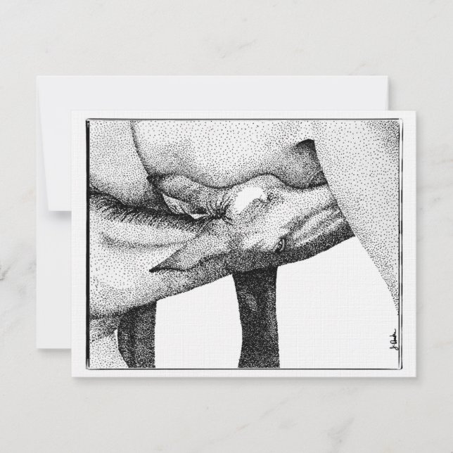 Convite para Chá de fraldas de Rótulo (Frente)