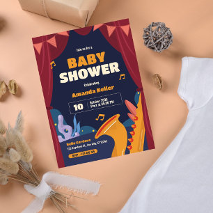 Convite para Chá de fraldas de Teatro Musical