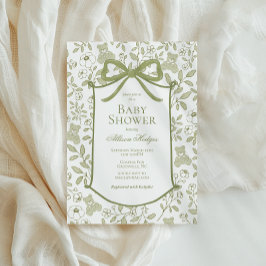 Convite para Chá de fraldas de Urso de Teddy | Ele