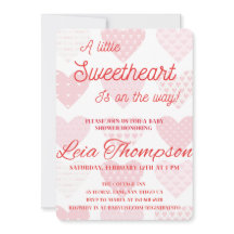 Convite para chá de fraldas dia de os namorados