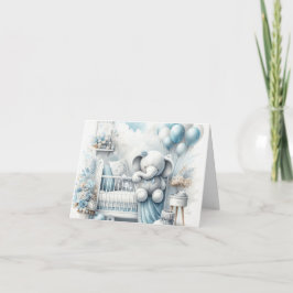 Convite para Chá de fraldas do Baby Boy