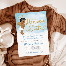 Convite para Chá de fraldas do Heaven Sent Angel B