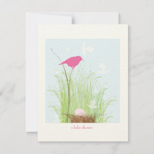 Convite para Chá de fraldas - Garota