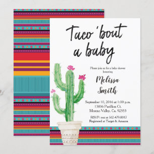 Convite para chá de fraldas Meixcan