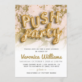 Convite para Chá de fraldas Moderno de Tendência d