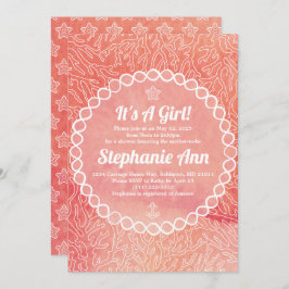 Convite para Chá de fraldas Náutico para Bebê de S