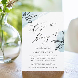 Convite para Chá de fraldas Secreto do Jardim