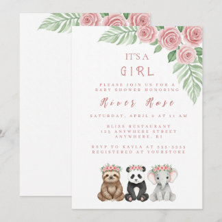 Convite para Chá de Menina