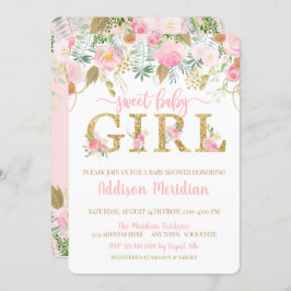 Convite para Chá de menina doce