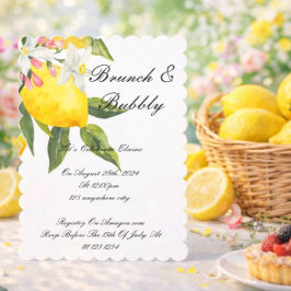 CONVITE PARA CHÁ DE NOIVA LIMONCELLO