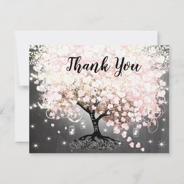 Convite para Chá de panela de árvore Folha de Cora (Frente)