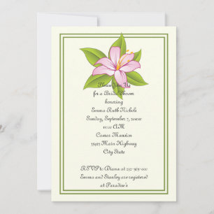 Convite para chá de panela de casamento de Lily R