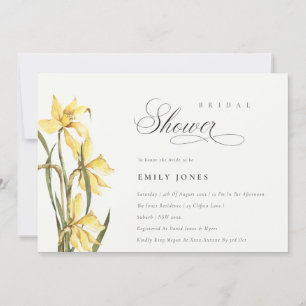 Convite para Chá de panela de Daffodil Amarelo Ele