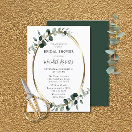 Convite para Chá de panela de Folha de Ouro Eucaly