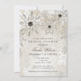 Convite para Chá de panela de inverno Dourado prat