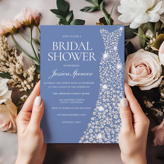 Convite para Chá de panela de Vestido de Casamento (Criador carregado)