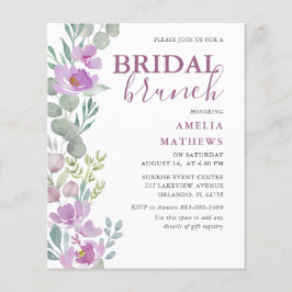 Convite para Chá de panela Eucalyptus Cor-de-Rosa