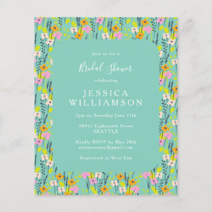 Convite para Chá de panela Floral de Casa de Image