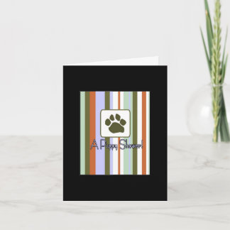 Convite para chá de puppy