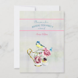 Convite para Chá do Bridal Tea Party