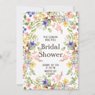 Convite para Chá WildflowerBridal