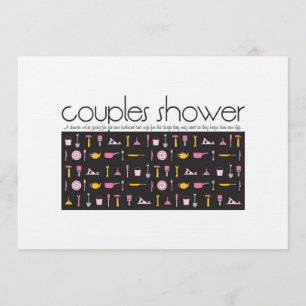 Convite para Chás de Casais - Cozinha e Ferrament