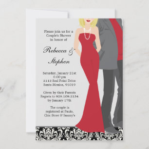 Convite para Chás de casamento de Casais