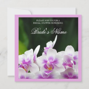 Convite para Chás de casamento Orchids