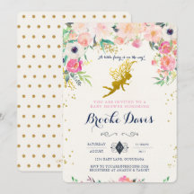 Convite para Chás de fraldas