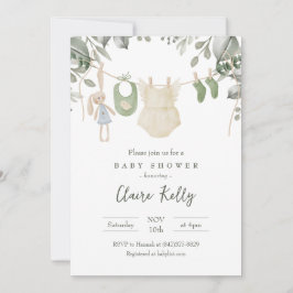 Convite para chás de fraldas