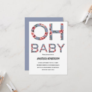  Convite para chás de fraldas.