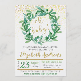 Convite para chás de fraldas