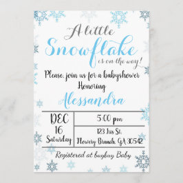 Convite para Chás de fraldas